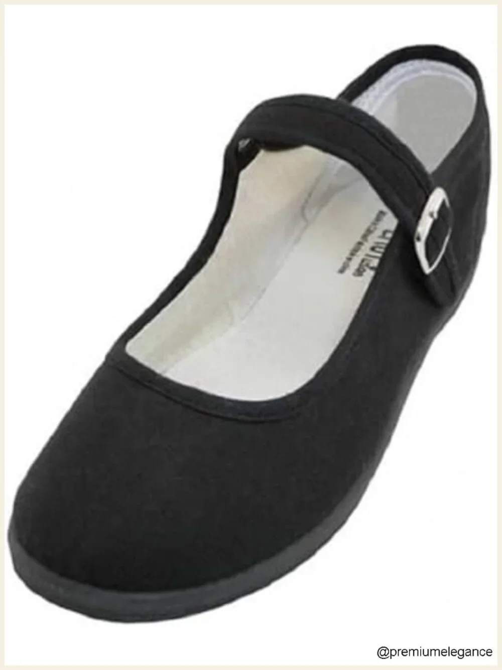 Women's Cotton Mary Jane Ballet Flats - Comfortable Closed Toe Shoes